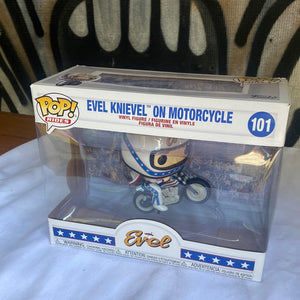 Funko POP! Evel Knievel on Motorcycle #101 FRENLY BRICKS - Open 7 Days