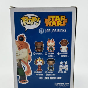 Funko POP! Star Wars - Jar Jar Binks #27 - Rare Vinyl Collectable FRENLY BRICKS - Open 7 Days