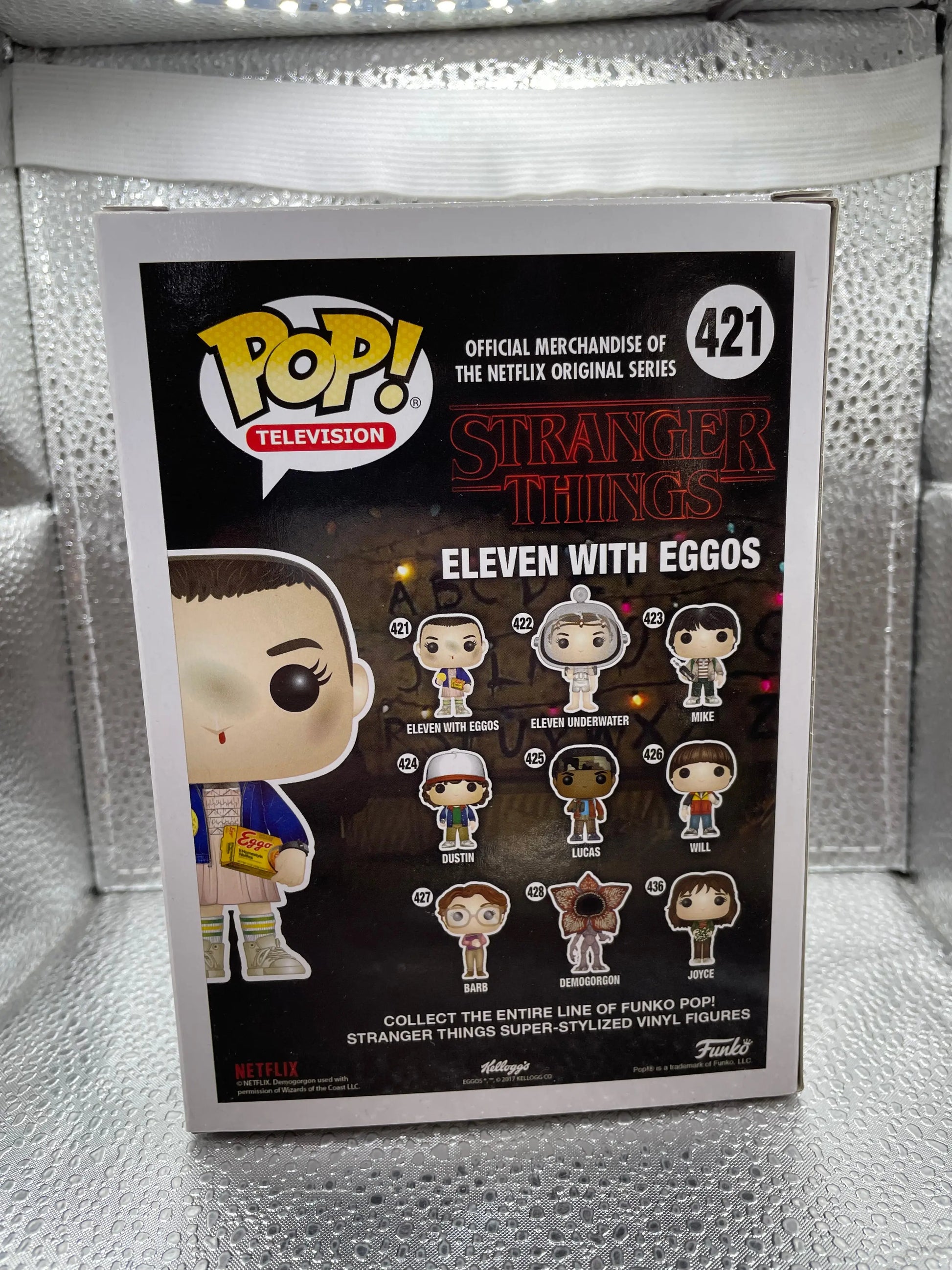 Eleven with Eggos 421 ~ Stranger Things ~ Funko Pop Vinyl ~ Netflix Television FRENLY BRICKS - Open 7 Days