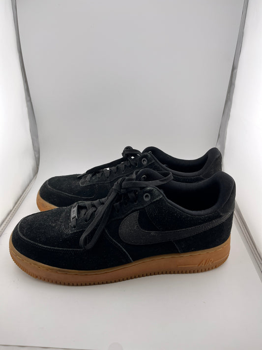 Nike Air Force 1 07 Lv8 Suede Air Force Suede Black AA1117-001, - Mens UK10 FRENLY BRICKS - Open 7 Days