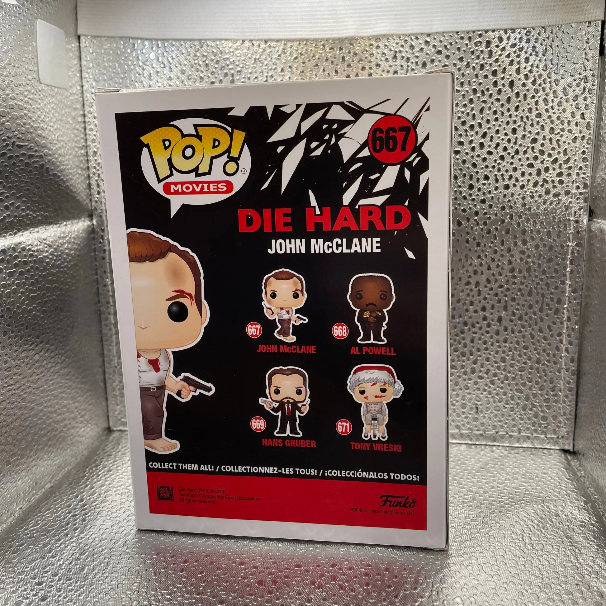 Funko Pop! John McClane Die Hard Vinyl Bobble Toy Figure #667 RARE FRENLY BRICKS - Open 7 Days