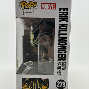 Funko POP! Marvel Black Panther - Erik Killmonger #279 - Glow Vinyl Collectable FRENLY BRICKS - Open 7 Days