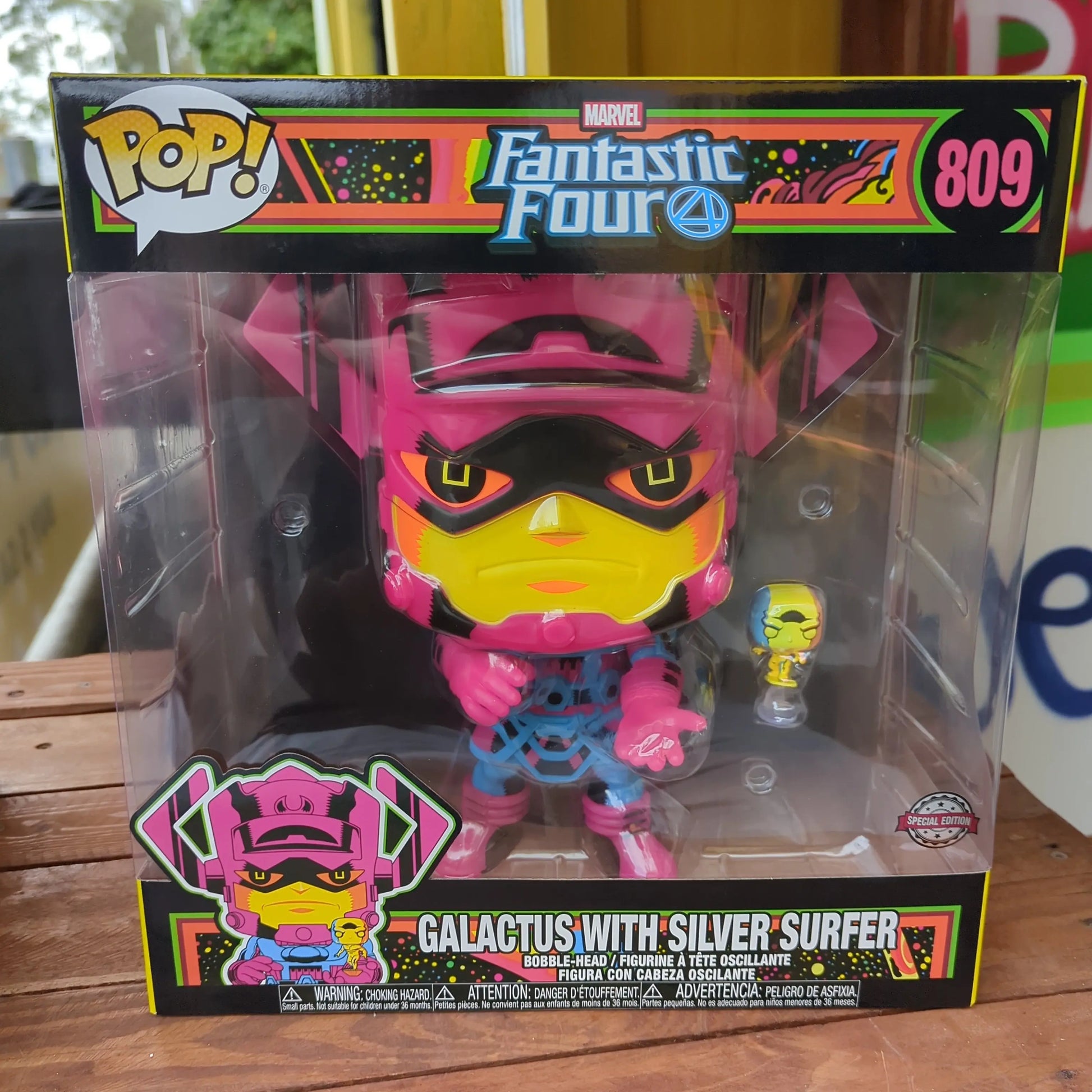 FUNKO POP Vinyl Galactus with Silver Surfers 809 - FRENLY BRICKS - Open 7 Days