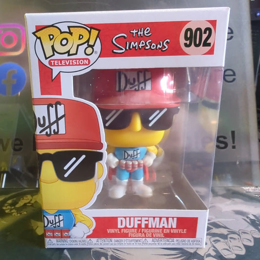 Funko Pop Vinyl 902 Simpsons Duffman - FRENLY BRICKS - Open 7 Days