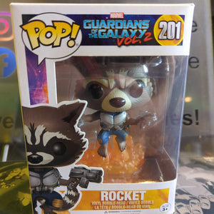 FUNKO POP VINYL ROCKET 201 Guardians of the galaxy 2 - FRENLY BRICKS - Open 7 Days