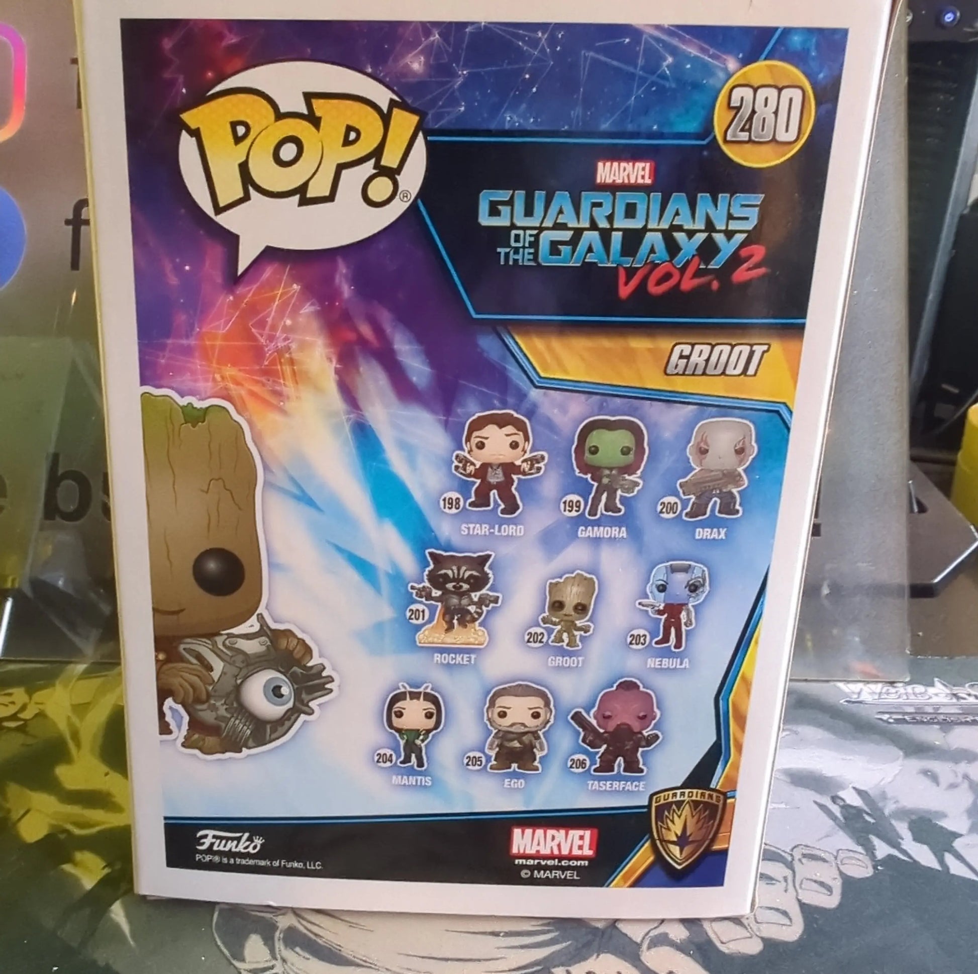 FUNKO POP VINYL GROOT 280 GUARDIANS OF THE GALAXY - FRENLY BRICKS - Open 7 Days