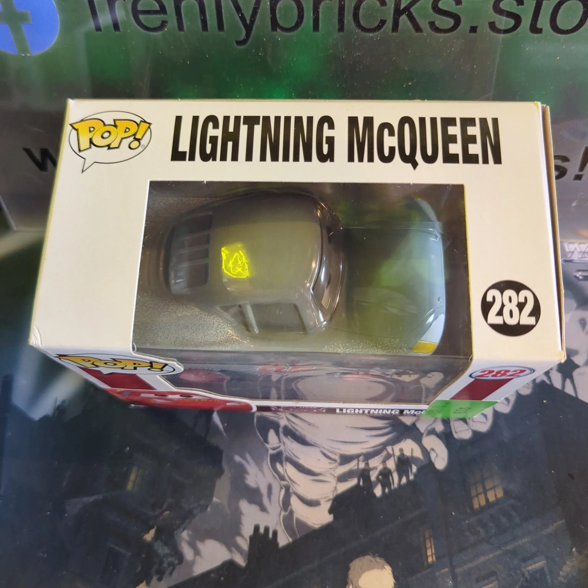 FUNKO POP VINYL LIGHTNING MCQUEEN 282 GREY Variant - FRENLY BRICKS - Open 7 Days