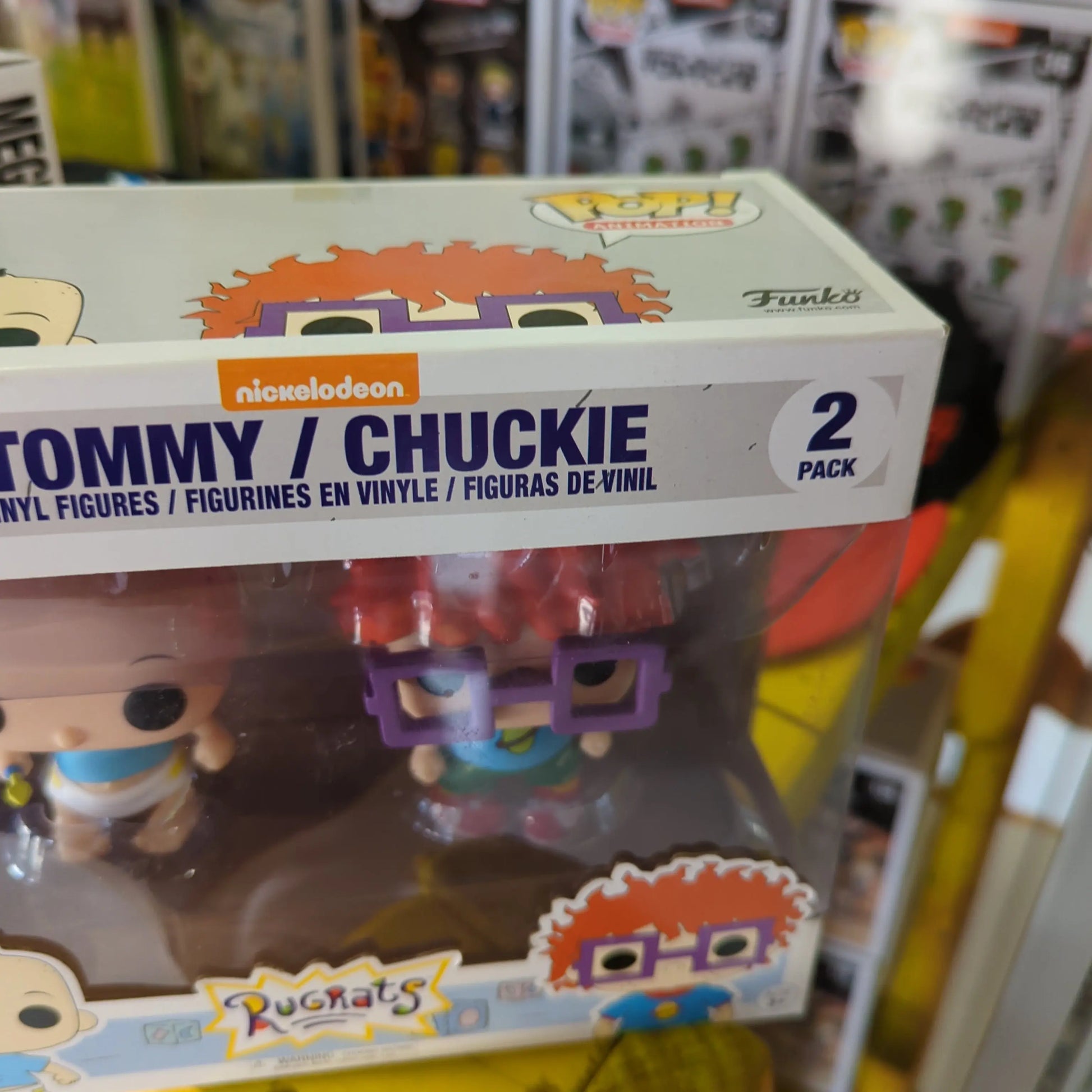 FUNKO POP VINYL TOMMY / CHUCKIE 2 PACK - Rugrats Animation - FRENLY BRICKS - Open 7 Days