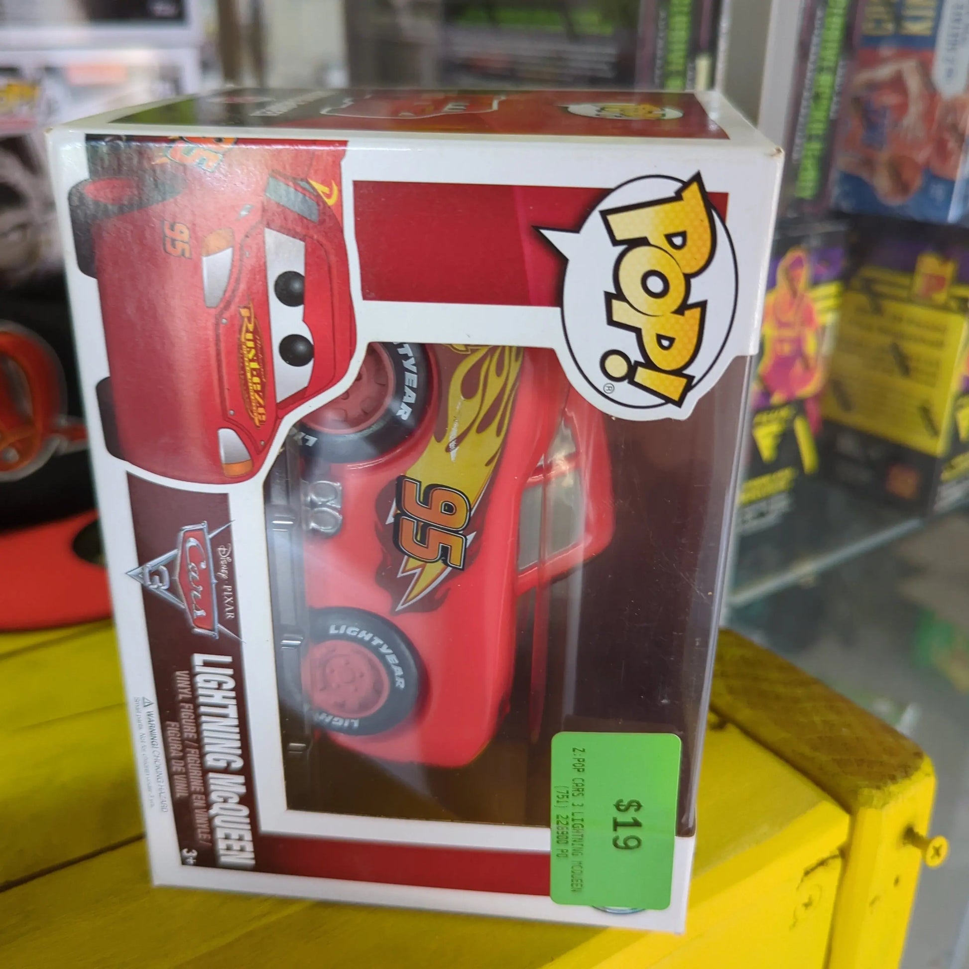 FUNKO POP LIGHTNING MCQUEEN 282 Disney Cars - FRENLY BRICKS - Open 7 Days