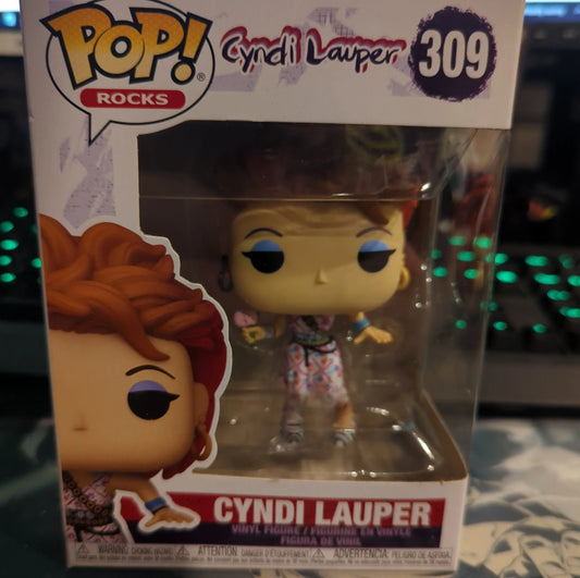 FUNKO POP VINYL Cyndi Lauper 309 Rocks - FRENLY BRICKS - Open 7 Days