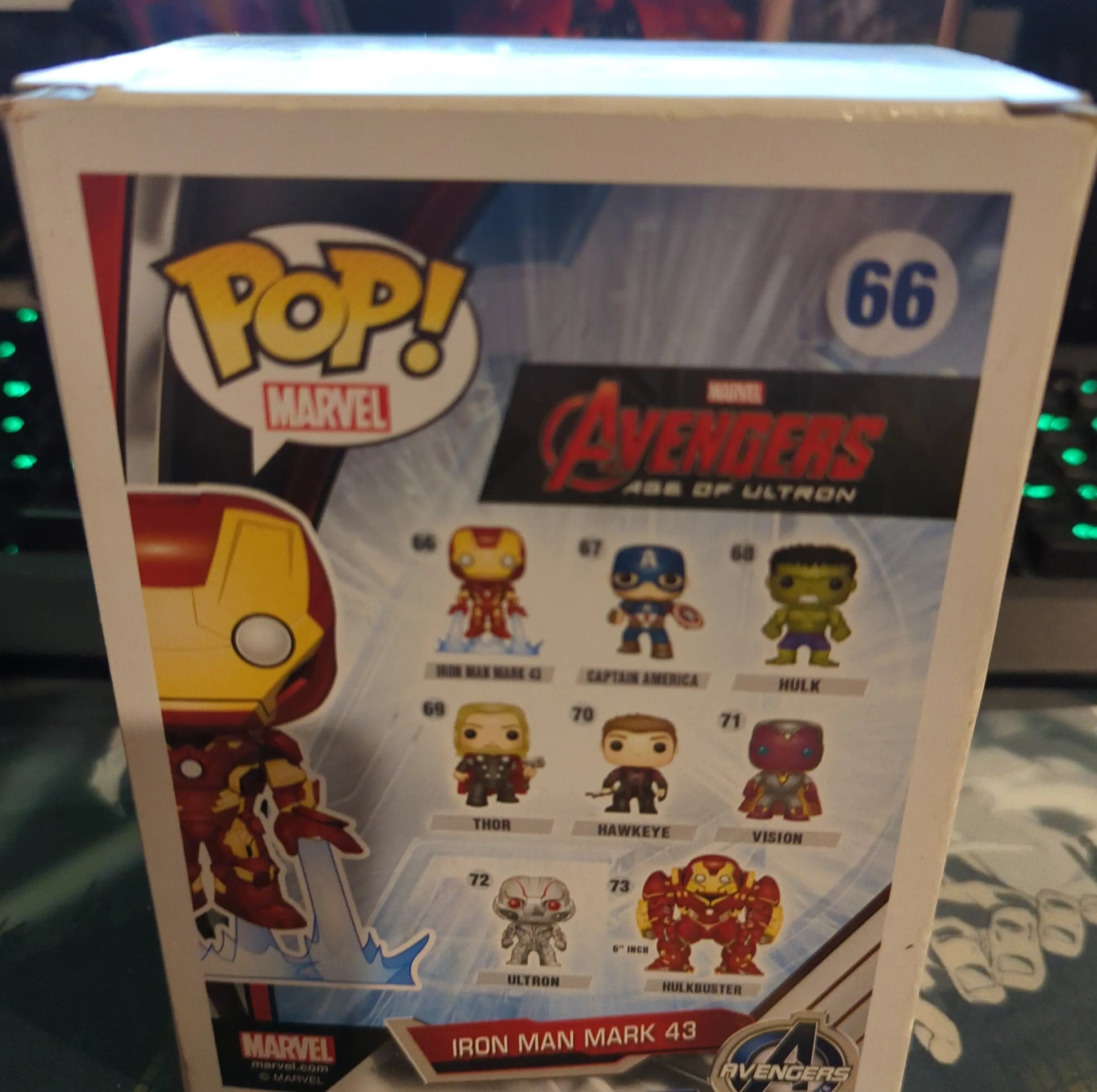 FUNKO POP VINYL Iron Man Mark 43 Age of Ultron Avengers - FRENLY BRICKS - Open 7 Days