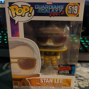 FUNKO POP VINYL STAN LEE Guardians of the Galaxy 519 Vol 2 - FRENLY BRICKS - Open 7 Days