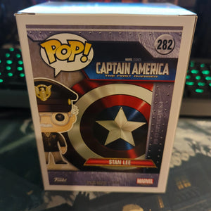 FUNKO POP VINYL STAN LEE CAPTAIN AMERICA 282 - FRENLY BRICKS - Open 7 Days