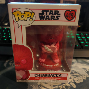 FUNKO POP VINYL Chewbacca STAR WARS 419 Valentine's Day - FRENLY BRICKS - Open 7 Days