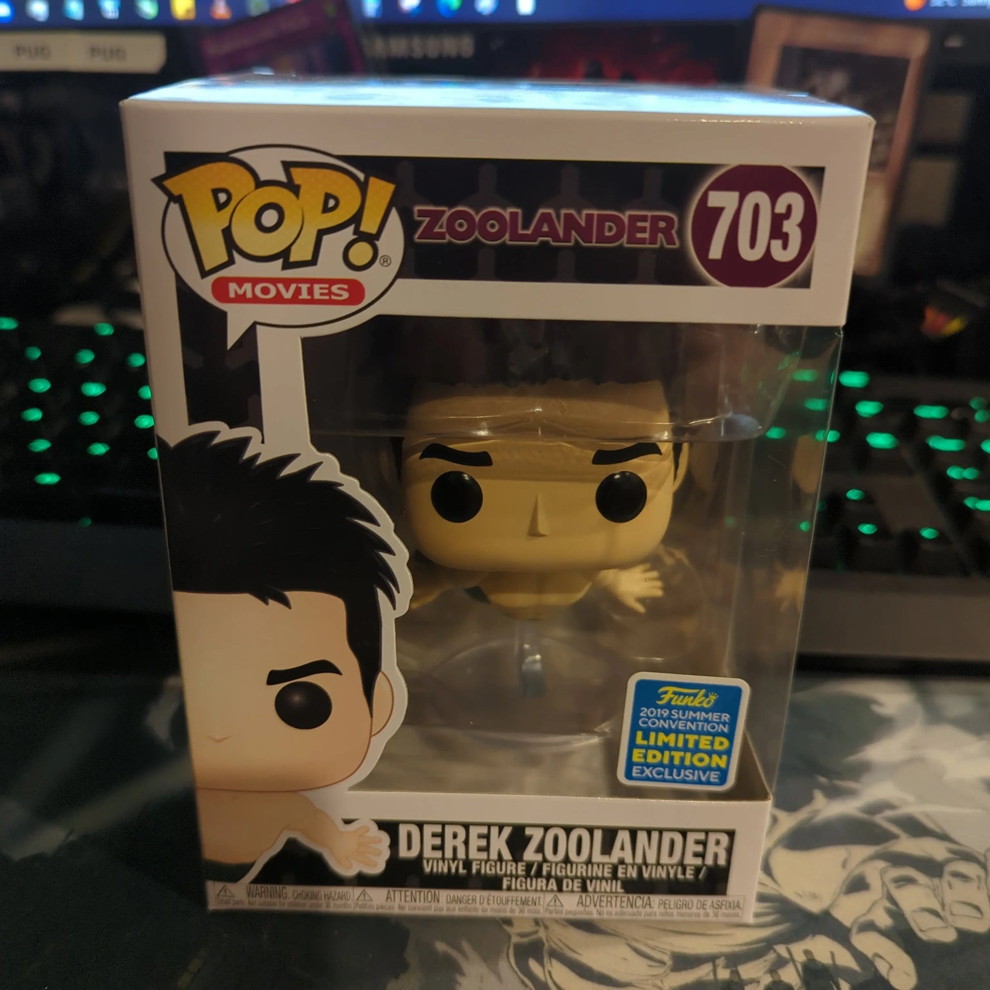 FUNKO POP VINYL Derek Zoolander 703 - FRENLY BRICKS - Open 7 Days