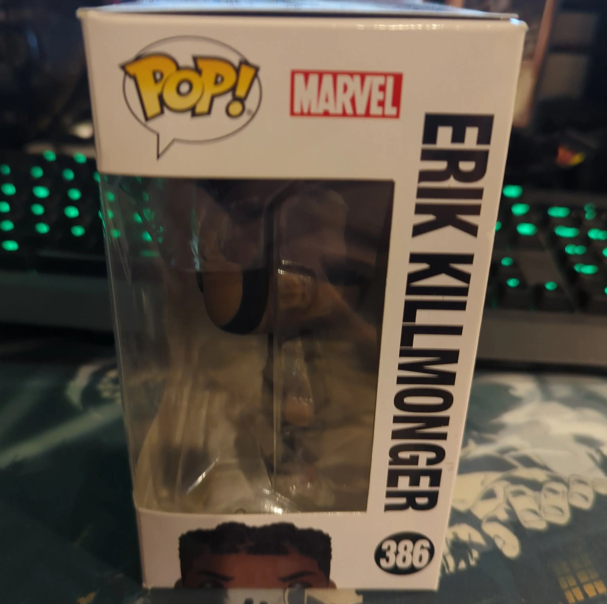 FUNKO POP VINYL ERIK KILLMONGER 386 Marvel Black Panther - FRENLY BRICKS - Open 7 Days