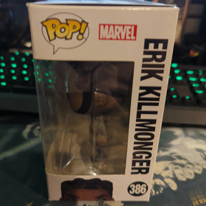 FUNKO POP VINYL ERIK KILLMONGER 386 Marvel Black Panther - FRENLY BRICKS - Open 7 Days