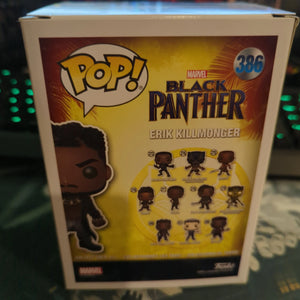 FUNKO POP VINYL ERIK KILLMONGER 386 Marvel Black Panther - FRENLY BRICKS - Open 7 Days