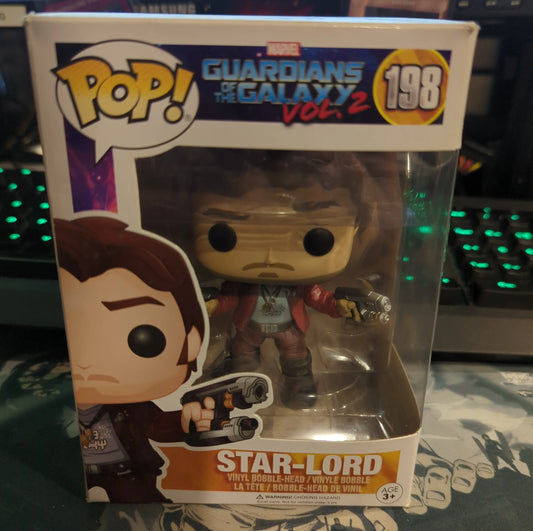 FUNKO POP VINYL STAR-LORD 198 GUARDIANS OF THE GALAXY - FRENLY BRICKS - Open 7 Days