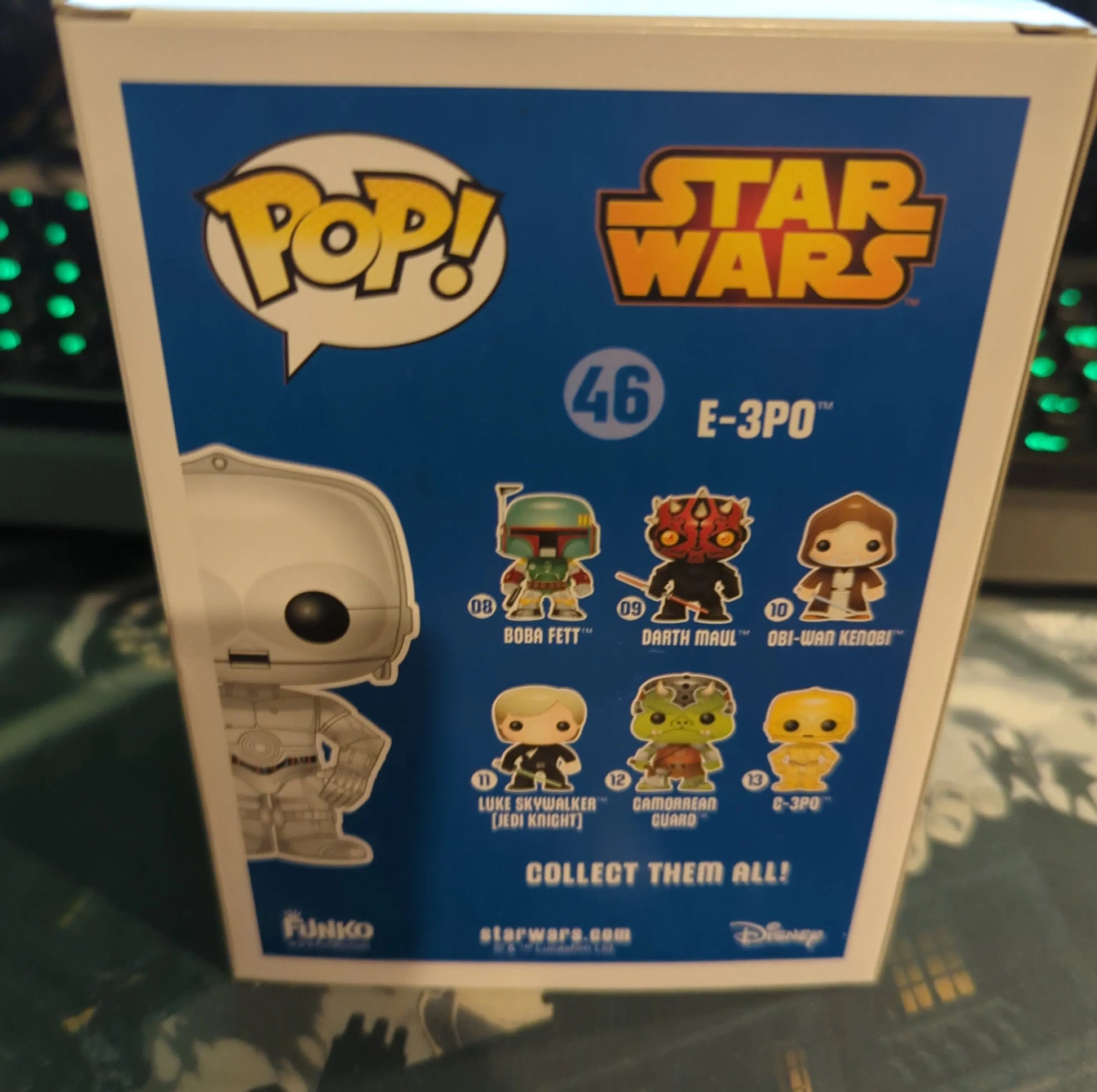 FUNKO POP VINYL STAR WARS E-3PO 46 2015 GALACTIC CONVENTION - FRENLY BRICKS - Open 7 Days