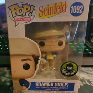 FUNKO POP VINYL - Kramer (GOLF) - 1092 - Popcultcha - Seinfeld - FRENLY BRICKS - Open 7 Days