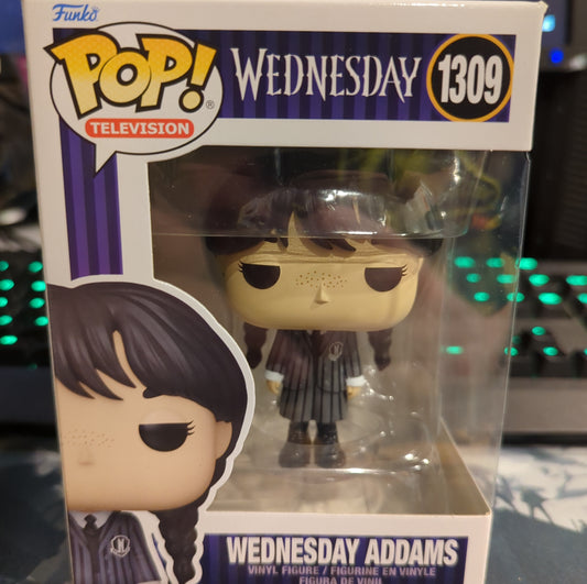 FUNKO POP VINYL - Wednesday Addams - 1309 - WEDNESDAY - FRENLY BRICKS - Open 7 Days