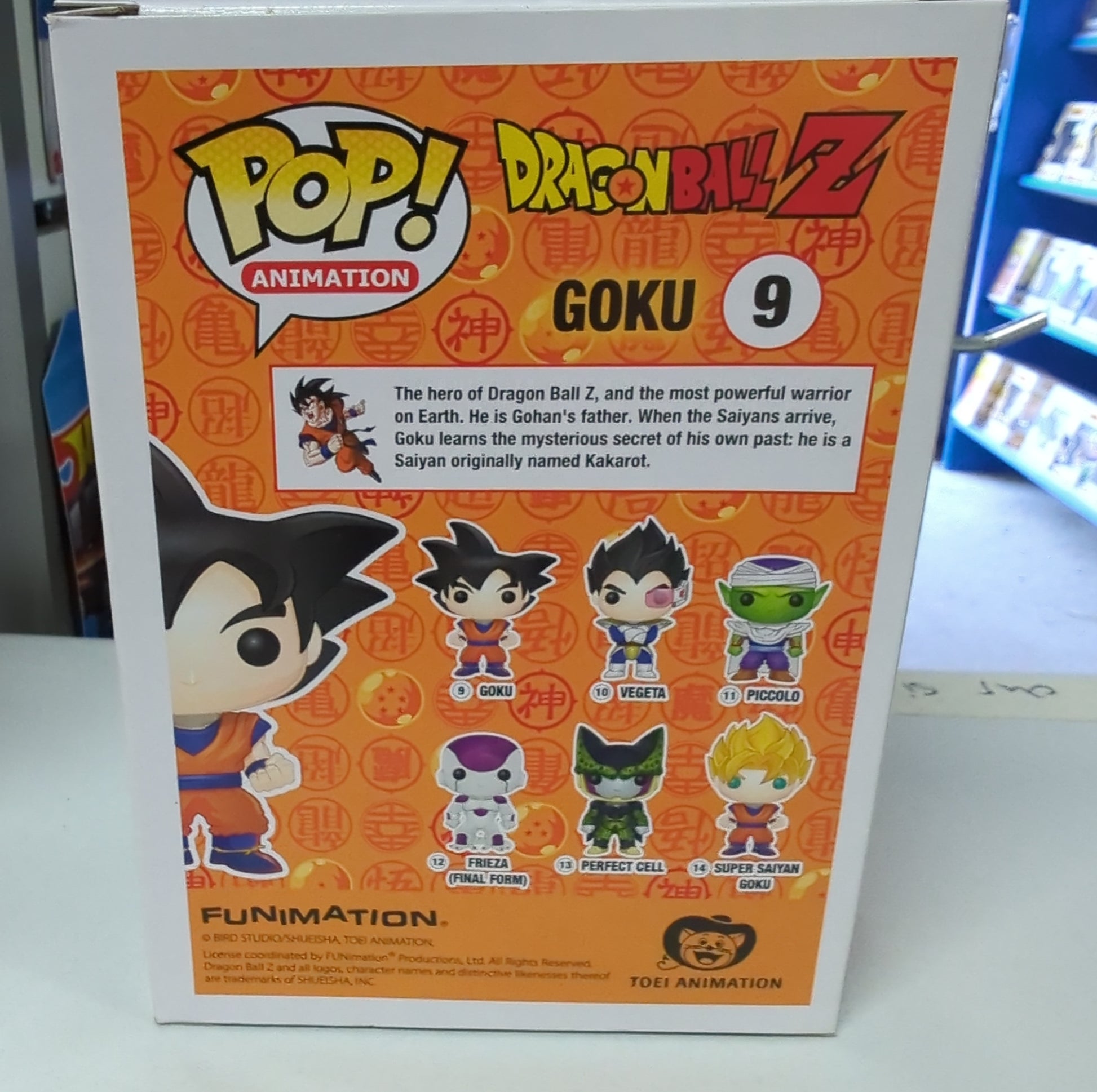 FUNKO POP VINYL Dragonball Z 9 Goku ANIME - FRENLY BRICKS - Open 7 Days