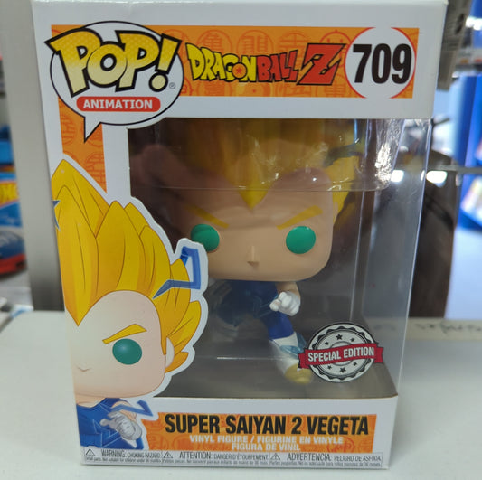 FUNKO POP VINYL - Super Saiyan 2 Vegeta - 709 - DragonBall - FRENLY BRICKS - Open 7 Days