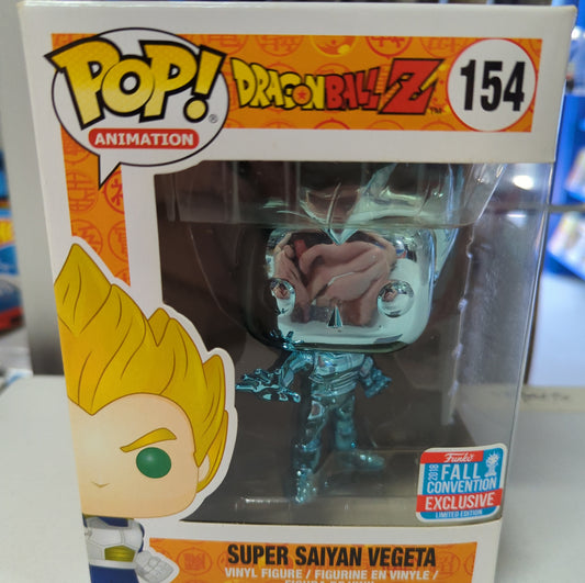 FUNKO POP VINYL - Super Saiyan Vegeta - 154 - 2018 Fall Convention - DragonBall - FRENLY BRICKS - Open 7 Days