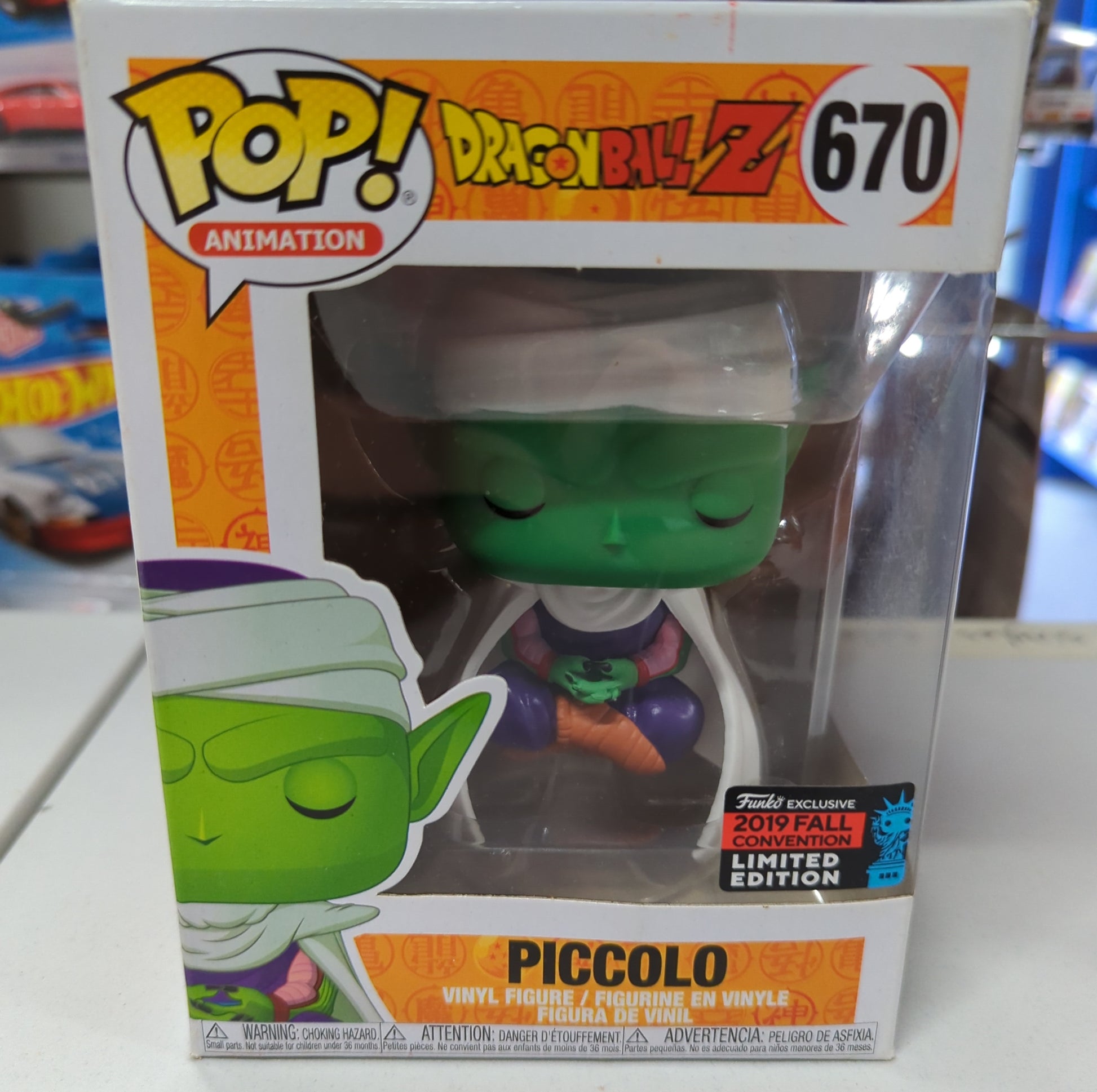 FUNKO POP VINYL - DragonBall - 670 - 2019 Fall Convention - Piccolo - FRENLY BRICKS - Open 7 Days