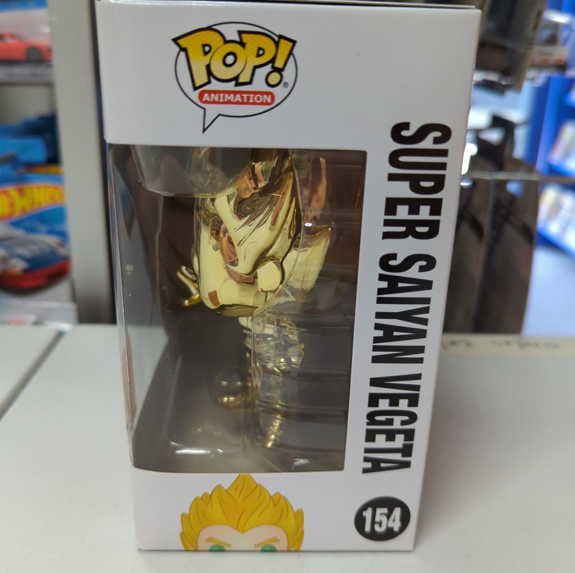 FUNKO POP VINYL - Super Saiyan Vegeta - 154 - Gold - 2018 Summer Convention - FRENLY BRICKS - Open 7 Days