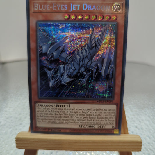 Blue-Eyes Jet Dragon MP23-EN004 1st Edition Prismatic Secret Rare Yugioh NM FRENLY BRICKS