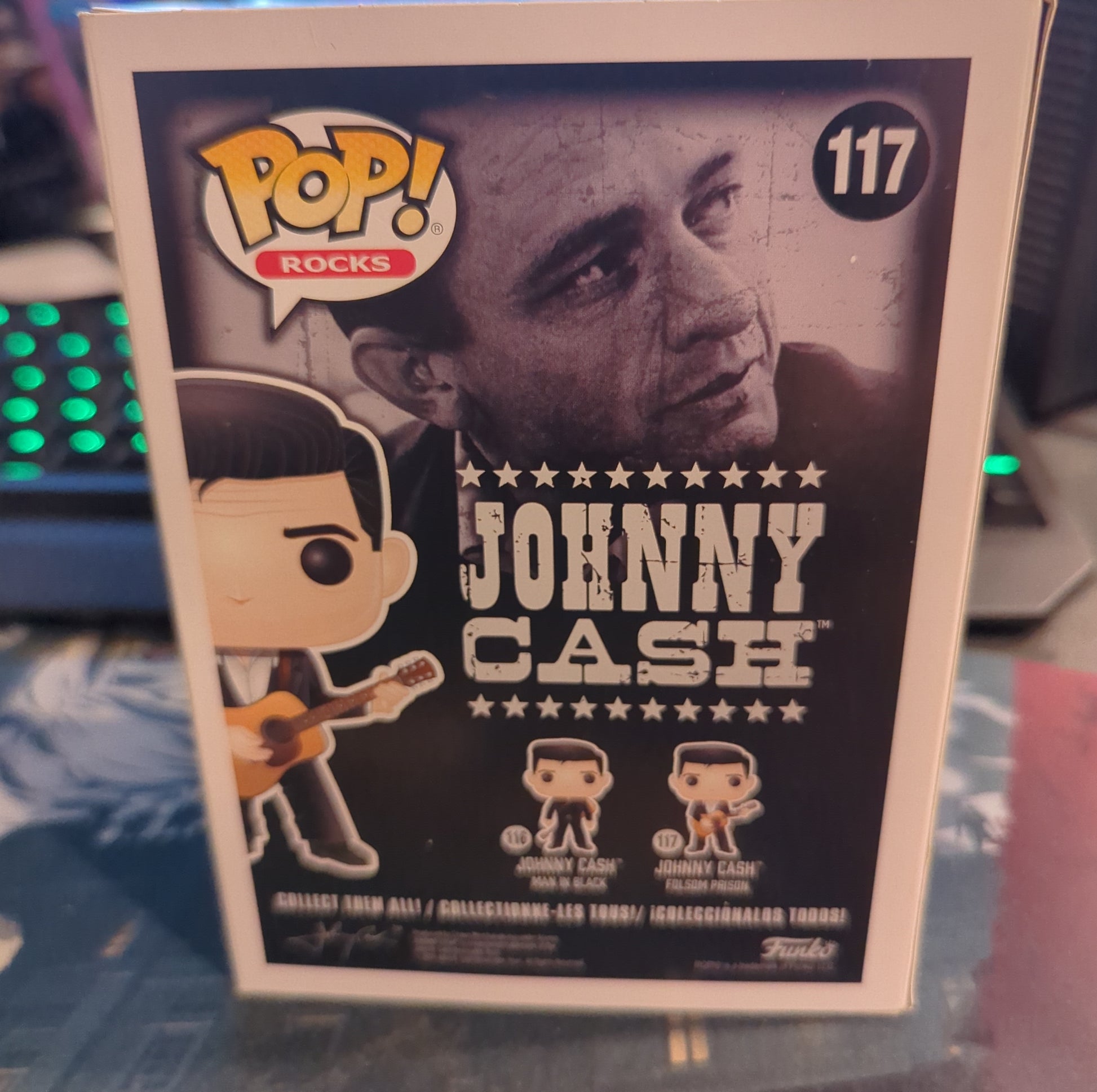 FUNKO POP VINYL - Johnny Cash - 117 - Music FRENLY BRICKS