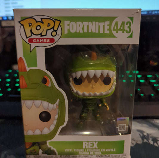 FUNKO POP VINYL - REX - Fortnite - 443 FRENLY BRICKS