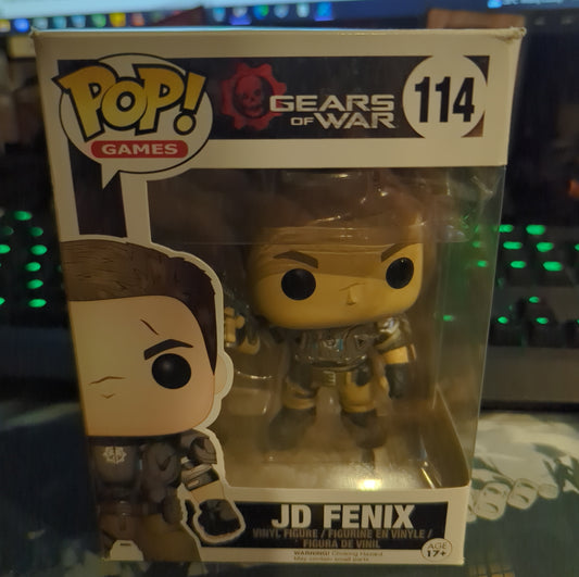 FUNKO POP VINYL - GEARS OF WAR - 114 - JD FENIX FRENLY BRICKS