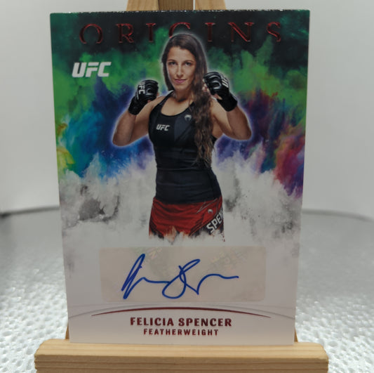 2022 Panini Chronicles Origins UFC Felicia Spencer #OA-FSP AUTO FRENLY BRICKS