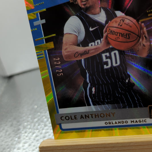 Panini - 2020-2021 - Cole Anthony - NBA - Donruss 22/25 - GOLD - Rookie FRENLY BRICKS