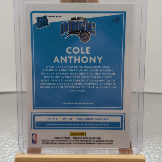 Panini 2020-21 Donruss Optic Fanatics Silver Wave #165 Cole Anthony FRENLY BRICKS