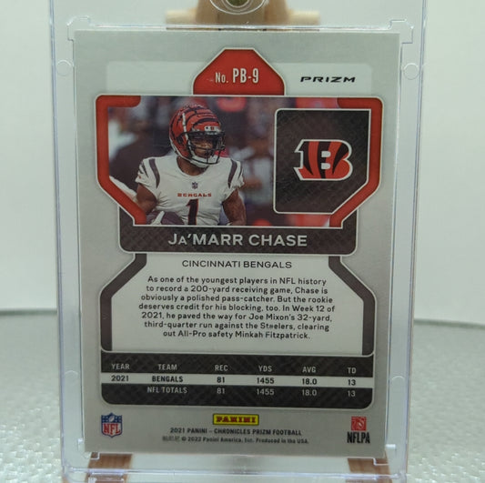 2021 Panini Prizm Ja'Marr Chase Black Rookie NFL FRENLY BRICKS