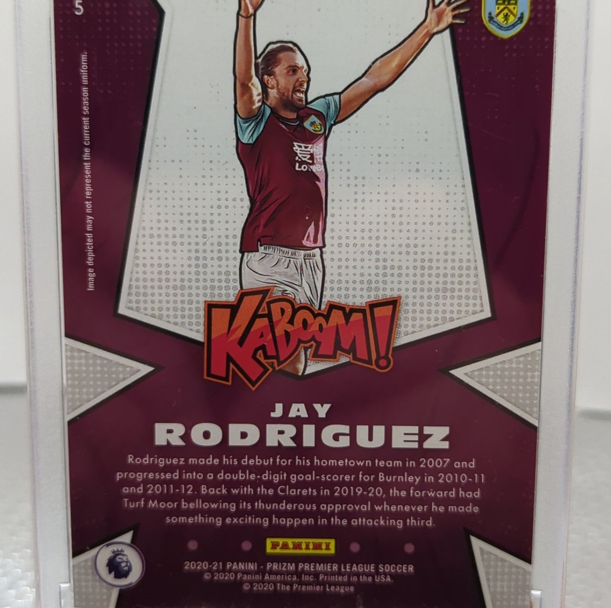 Jay Rodriguez 2020-21 Panini Prizm EPL Kaboom! SOCCER FRENLY BRICKS