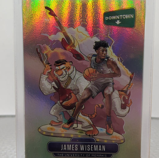 2020-21 Panini Prizm Draft Picks Downtown #1 James Wiseman FRENLY BRICKS