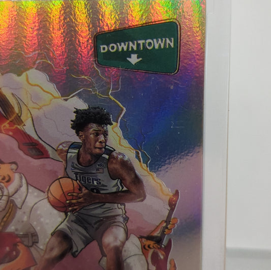 2020-21 Panini Prizm Draft Picks Downtown #1 James Wiseman FRENLY BRICKS