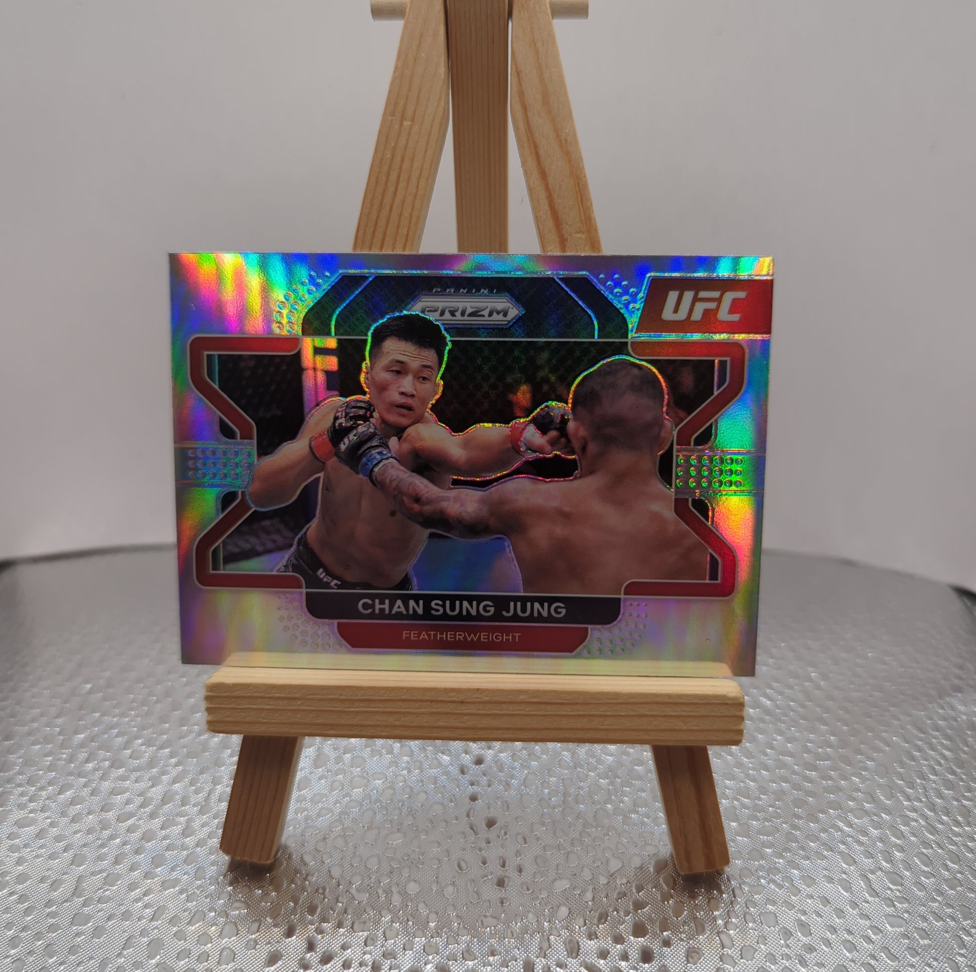 PANINI Prizm UFC 2022 - Chan Sung Jung SILVER FRENLY BRICKS