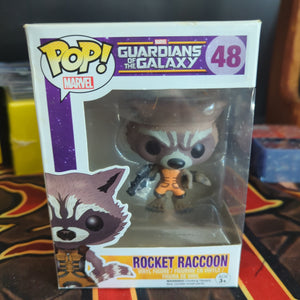 FUNKO POP VINYL - Rocket Racoon - 48 - Guardians of the Galaxy FRENLY BRICKS - Open 7 Days