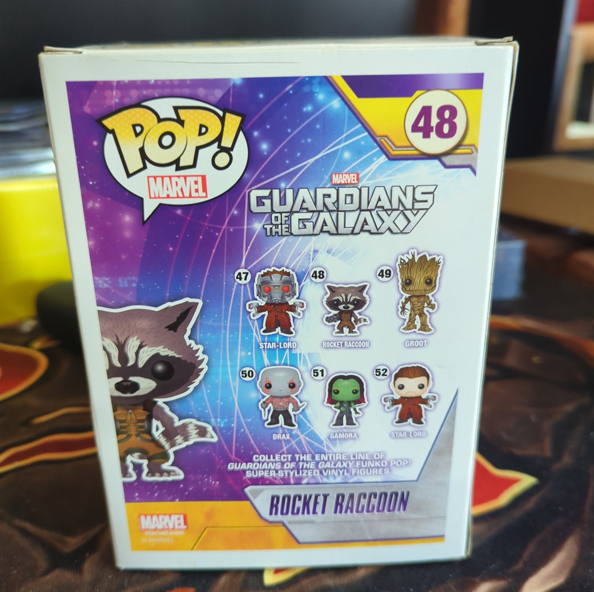 FUNKO POP VINYL - Rocket Racoon - 48 - Guardians of the Galaxy FRENLY BRICKS - Open 7 Days