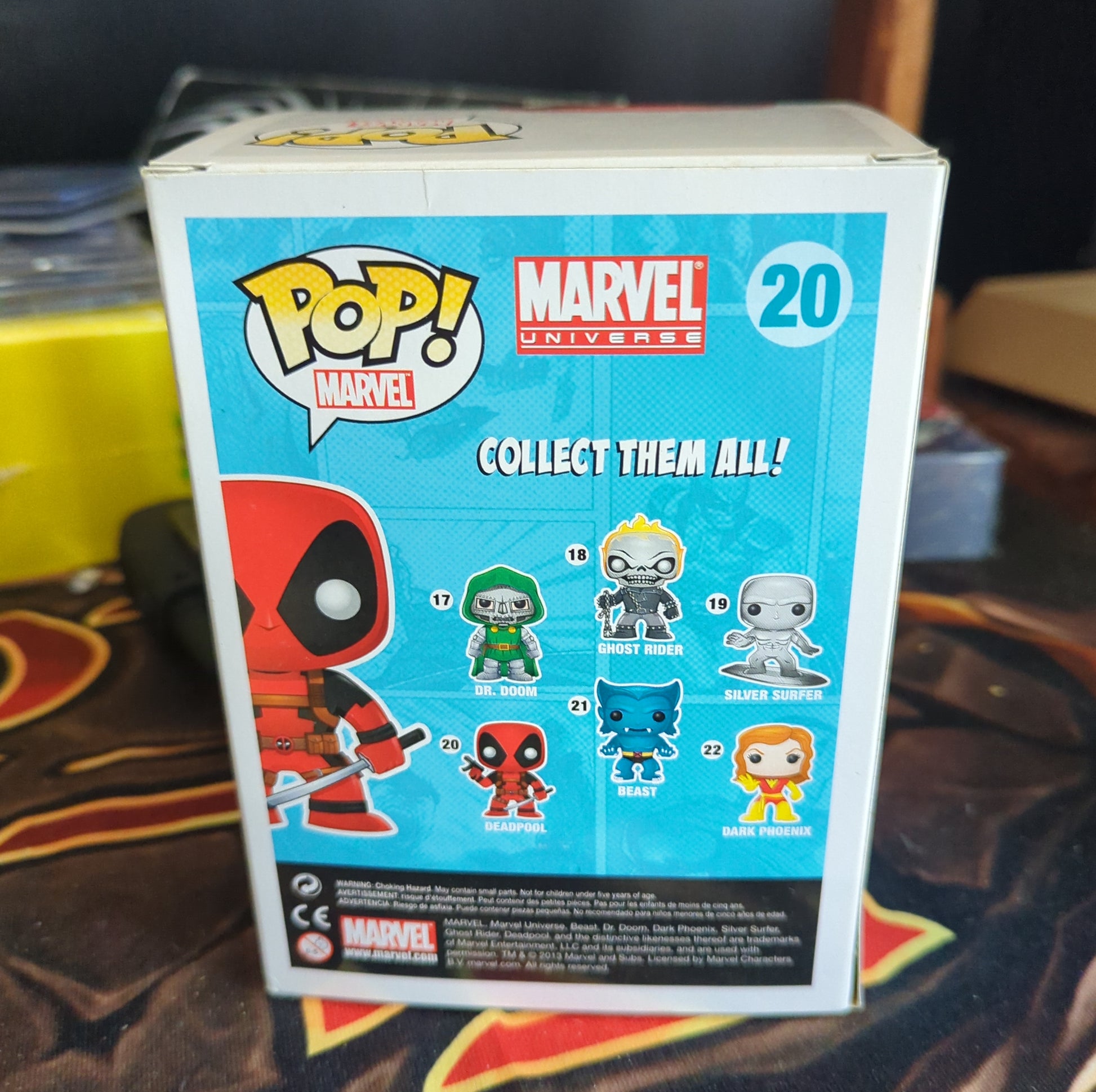 FUNKO POP VINYL - Deadpool - 20 - Marvel FRENLY BRICKS - Open 7 Days