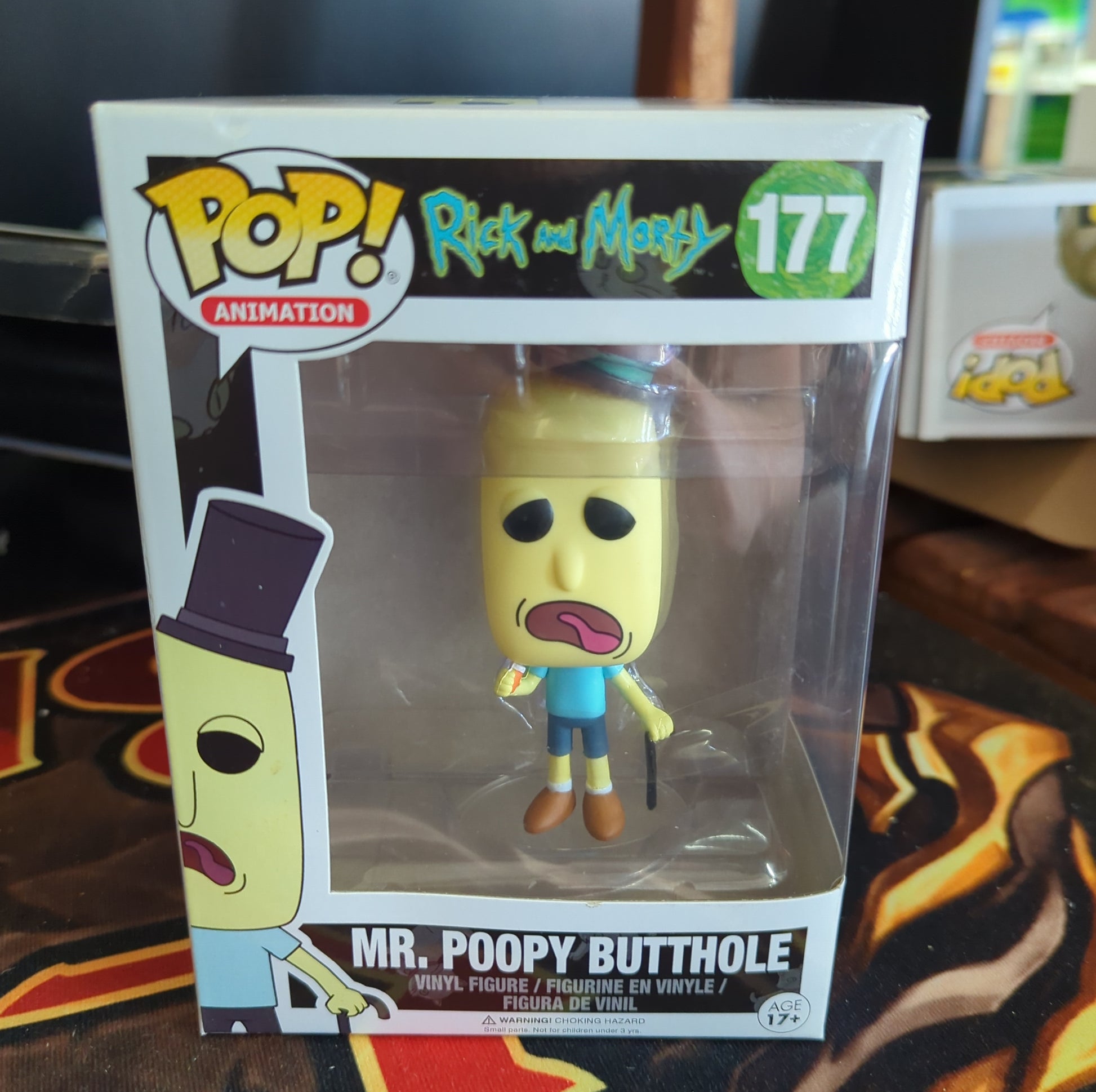 FUNKO POP VINYL - Mr. Poopy Butthole 177 - Rick and Morty FRENLY BRICKS - Open 7 Days