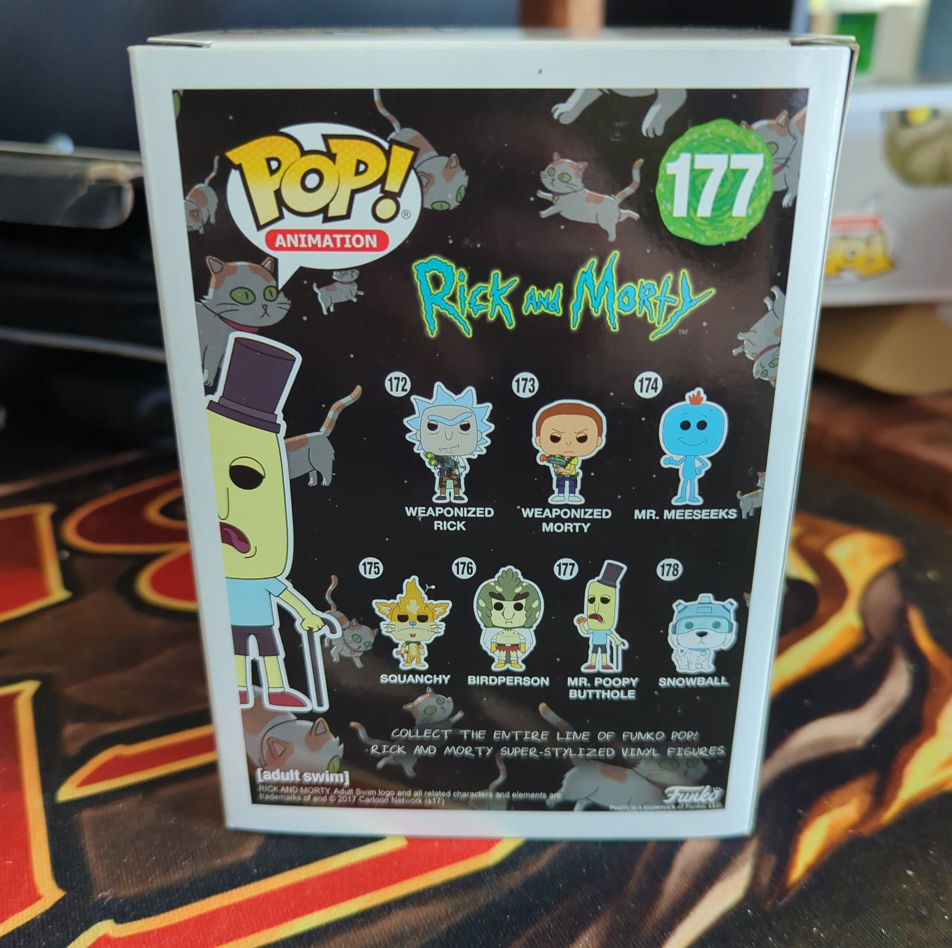 FUNKO POP VINYL - Mr. Poopy Butthole 177 - Rick and Morty FRENLY BRICKS - Open 7 Days