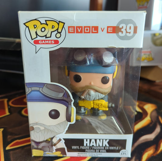 FUNKO POP VINYL - HANK 39 - EVOLVE - Games FRENLY BRICKS - Open 7 Days