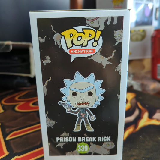 FUNKO POP VINYL - Prison Break Rick - 339 - Rick and Morty FRENLY BRICKS - Open 7 Days